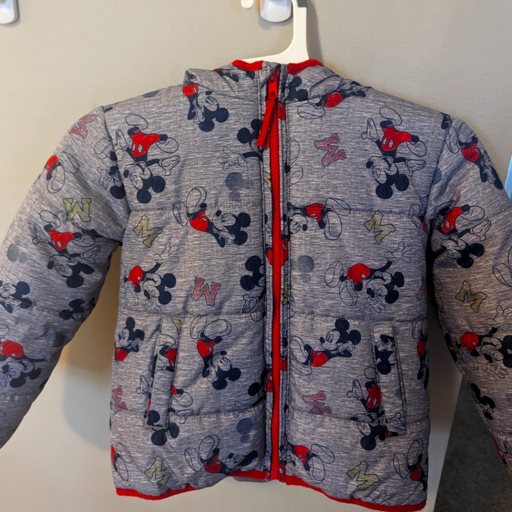 Disney Kids Mickey Mouse Gray Jacket